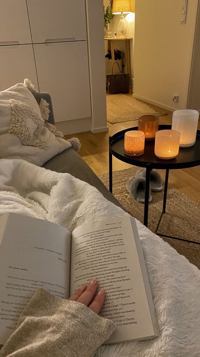 Cozy evening. Real time